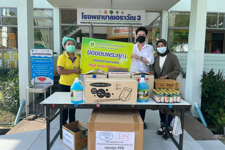 Supervac มอบชุด PPE และ อุปกรณ์ทำความสะอาด โรงพยาบาลสนามเอราวัณ 3